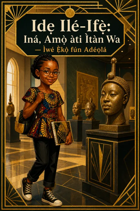 Qoxra għal Idẹ Ilé-Ifẹ̀: Iná, Amọ̀ àti Ìtàn Wa — Ìwé Ẹ̀kọ́ fún Adéọlá